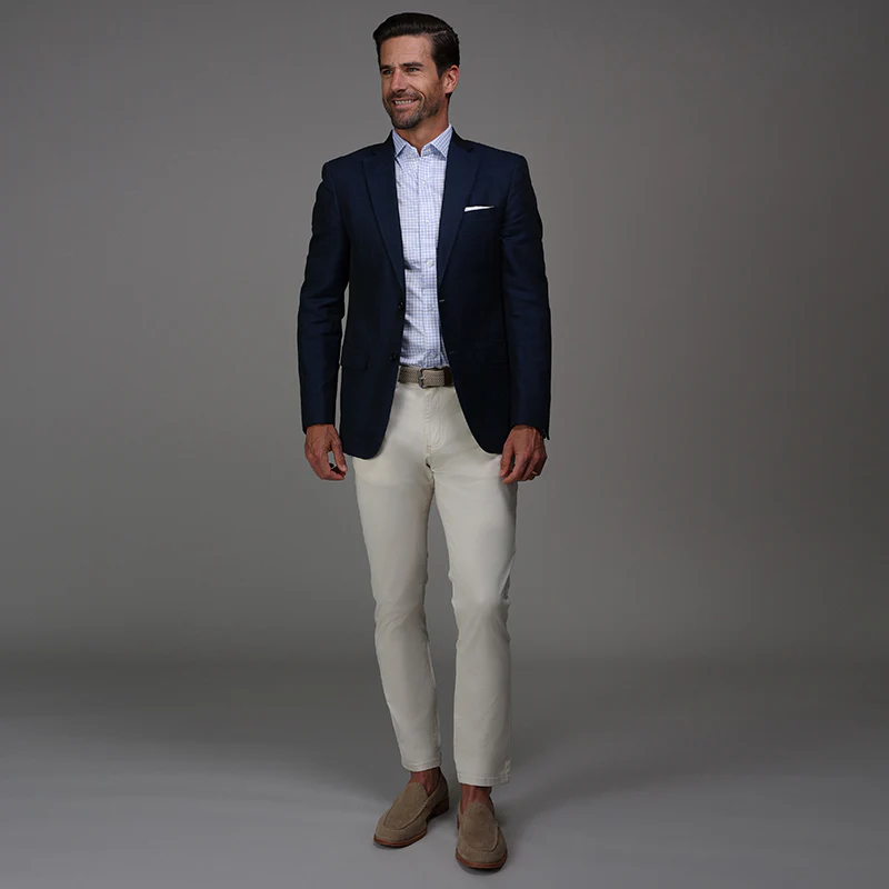 CEO Chino Five Pocket Cotton Stretch Pants Stone - Image 3