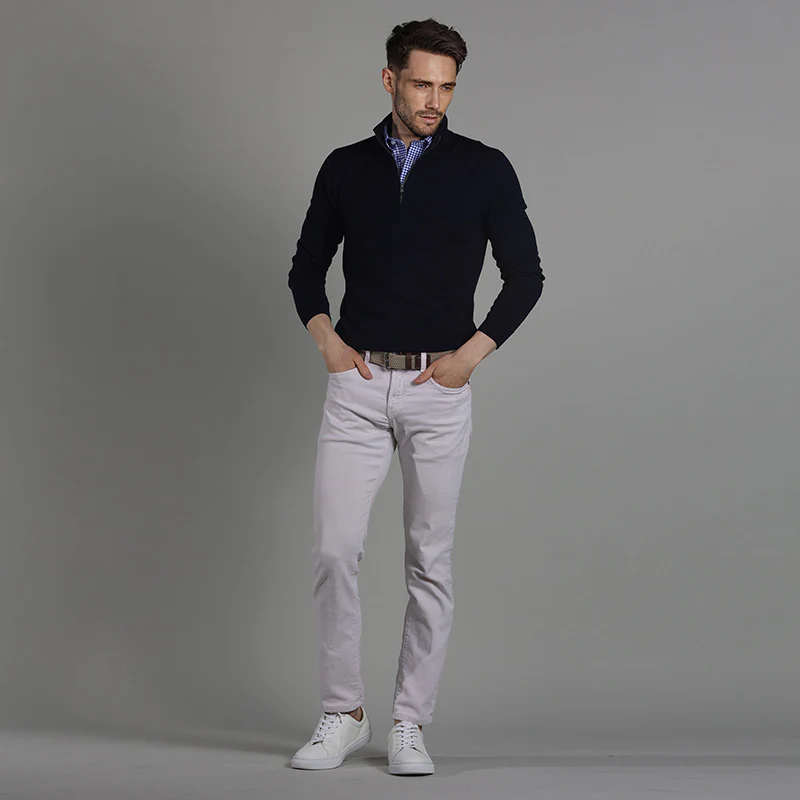 Oxford Button Down Collar Polo Blue Gingham - Image 5