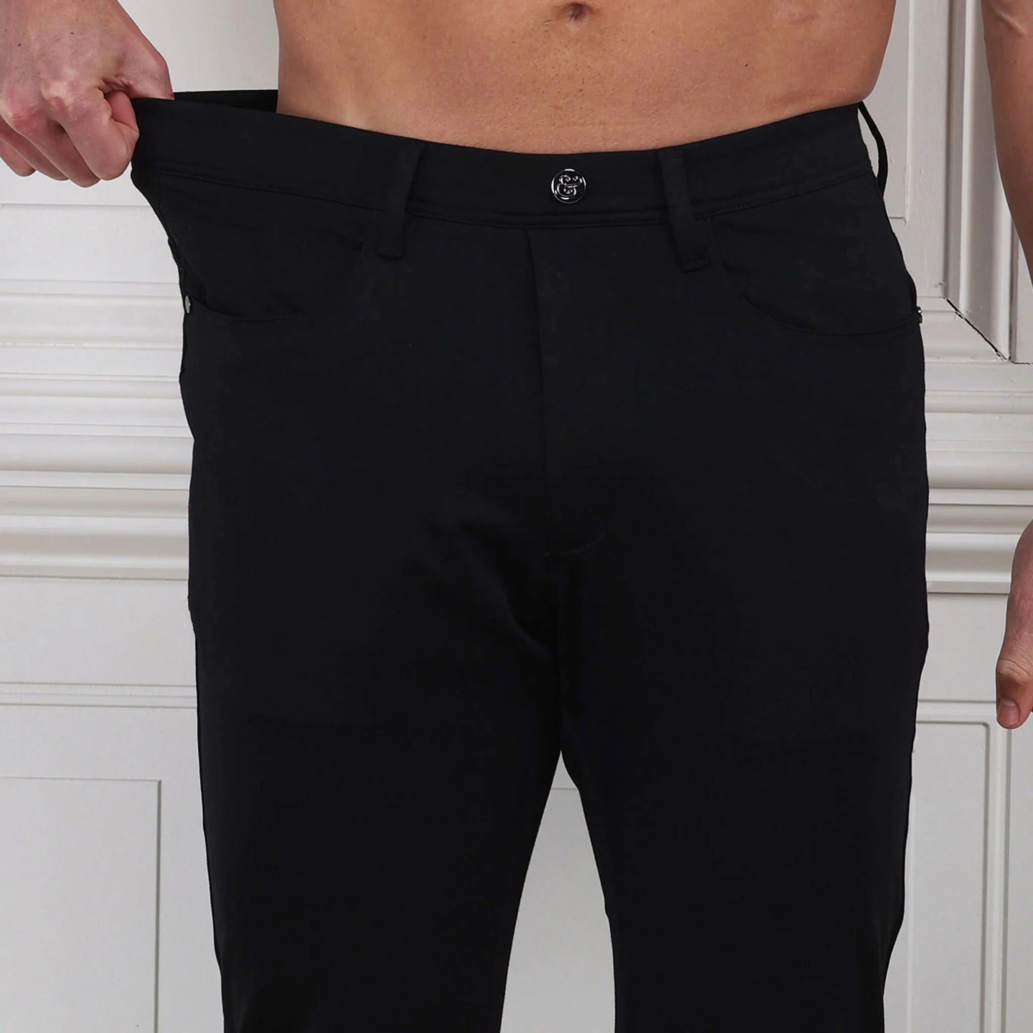 Velocity Pull-On Performance Pants Black - Image 4